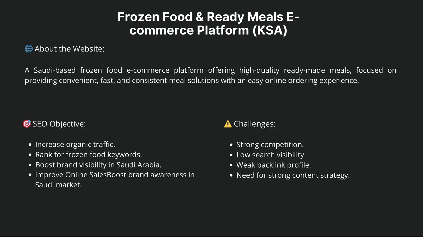 Frozen Food slide 1