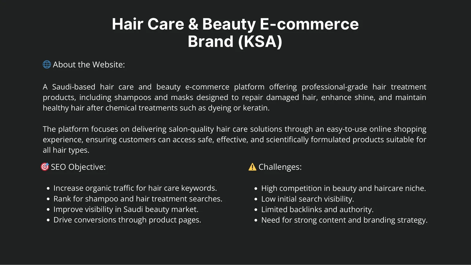 Hair Care & Beauty slide 1