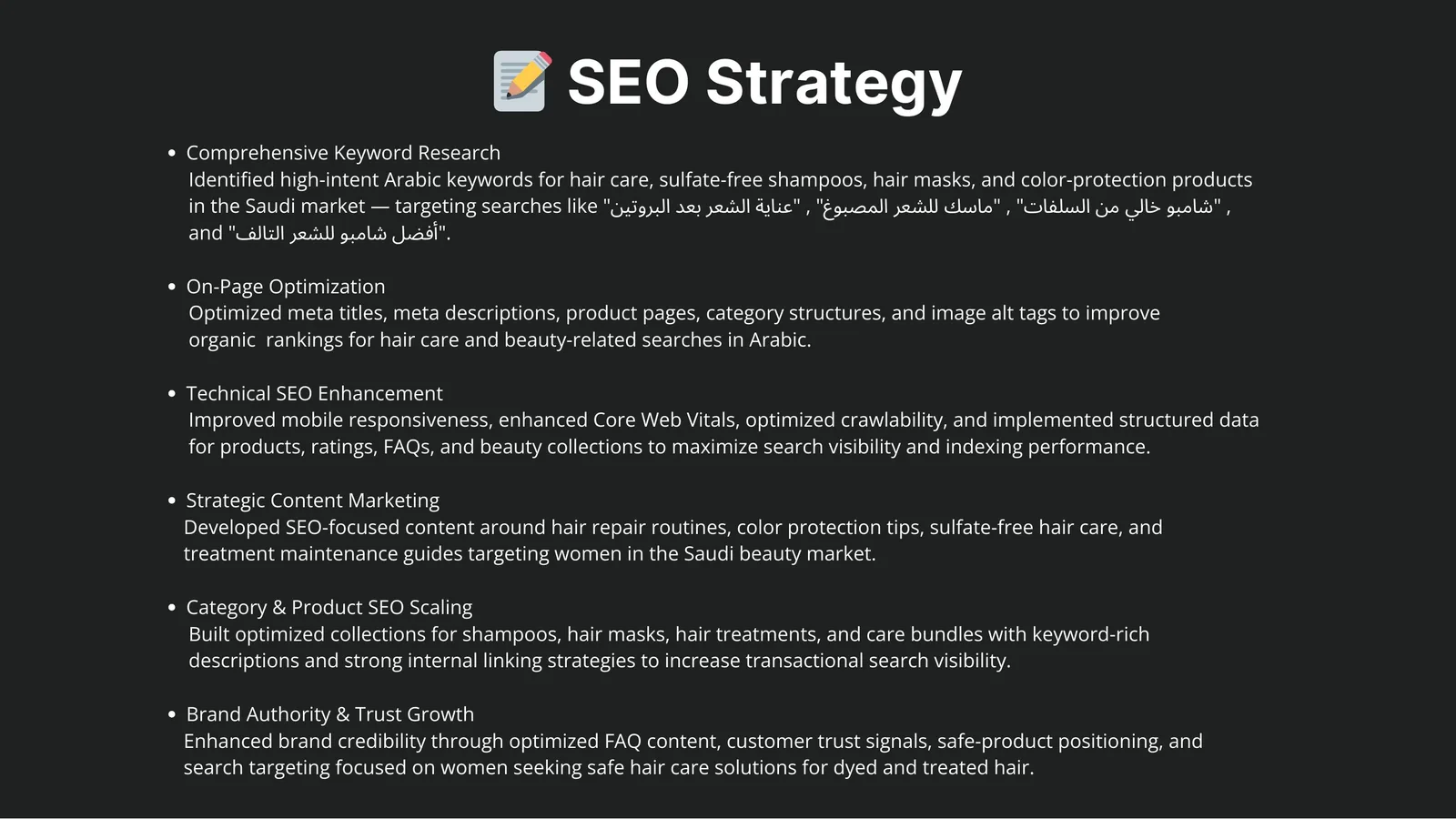 Hair Care & Beauty slide 2