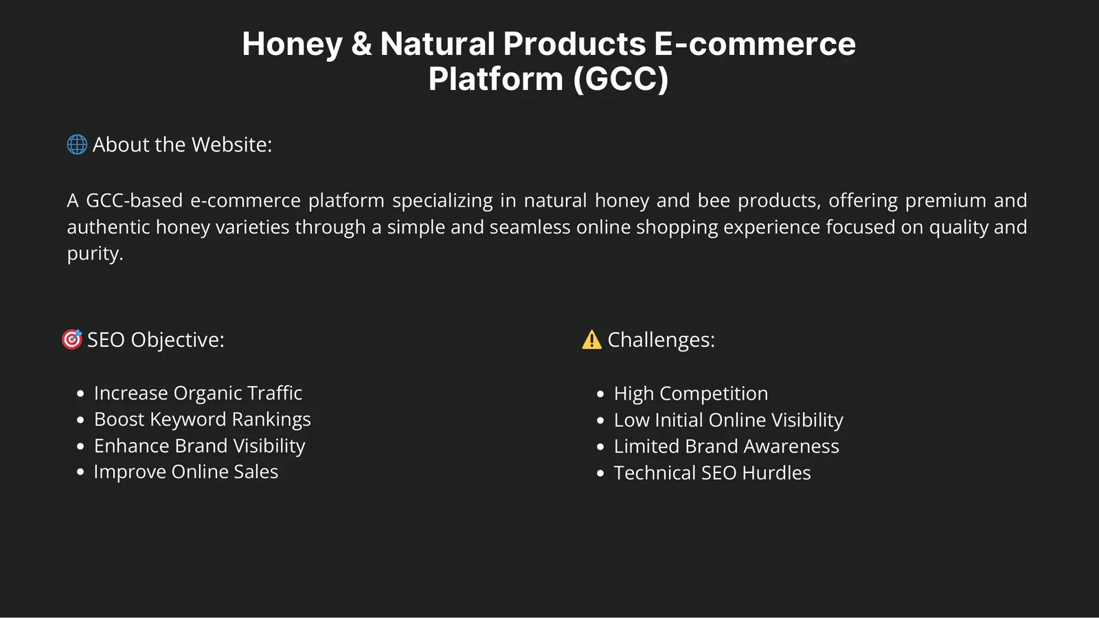 Honey & Natural slide 1