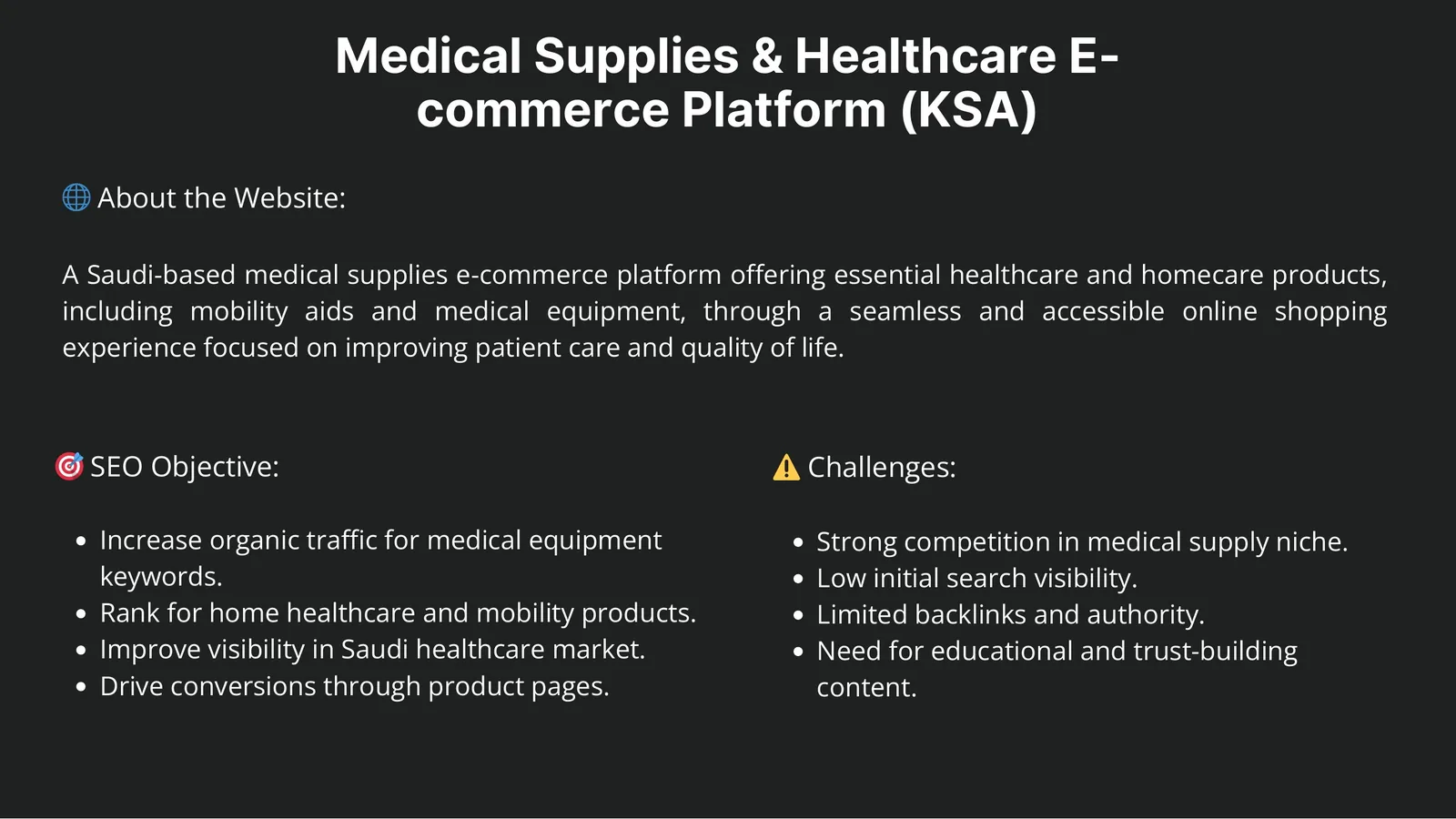 Medical Supplies slide 1